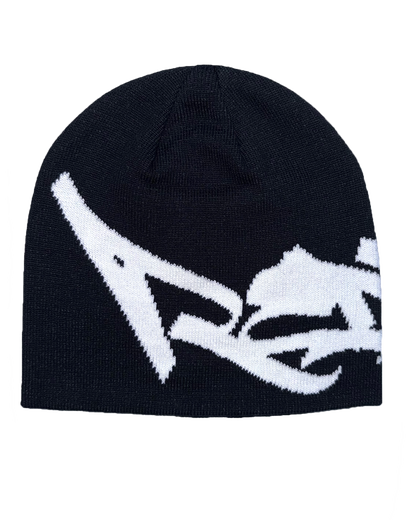 Black Reddven Jacquard Beanie