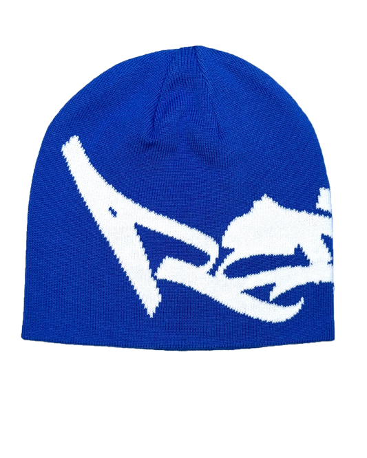 Blue Reddven Jacquard Beanie