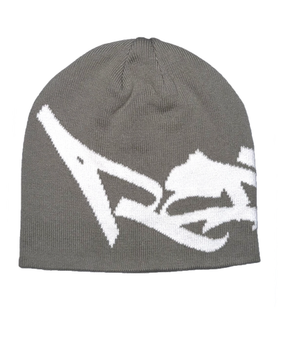 Grey Reddven Jacquard Beanie