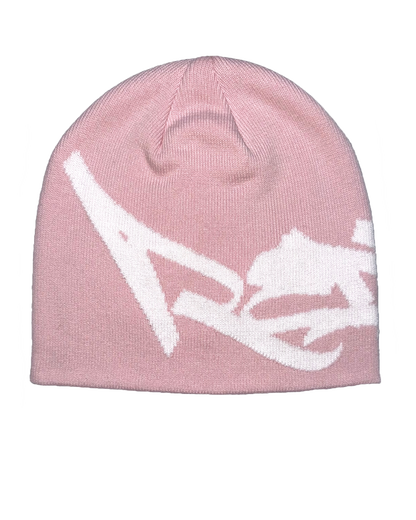 Rosé Reddven Jacquard Beanie