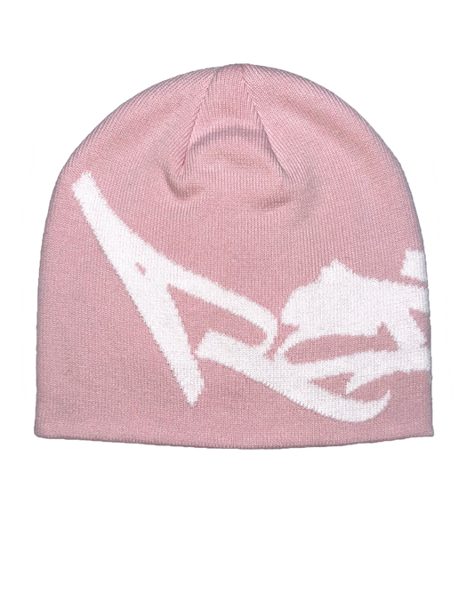 Rosé Reddven Jacquard Beanie